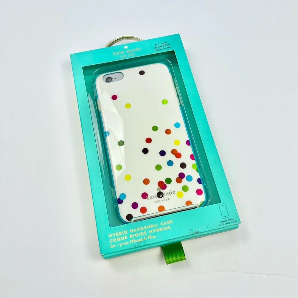 Kate Spade IPhone 6 Plus Hybrid Hardshell Dot Print Case